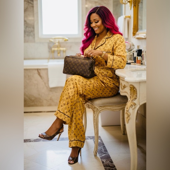 LOUIS VUITTON Monogram Trousse Toilette 28, Box, Dust, & Gift Bags, LV Card, EUC - Picture 9 of 15